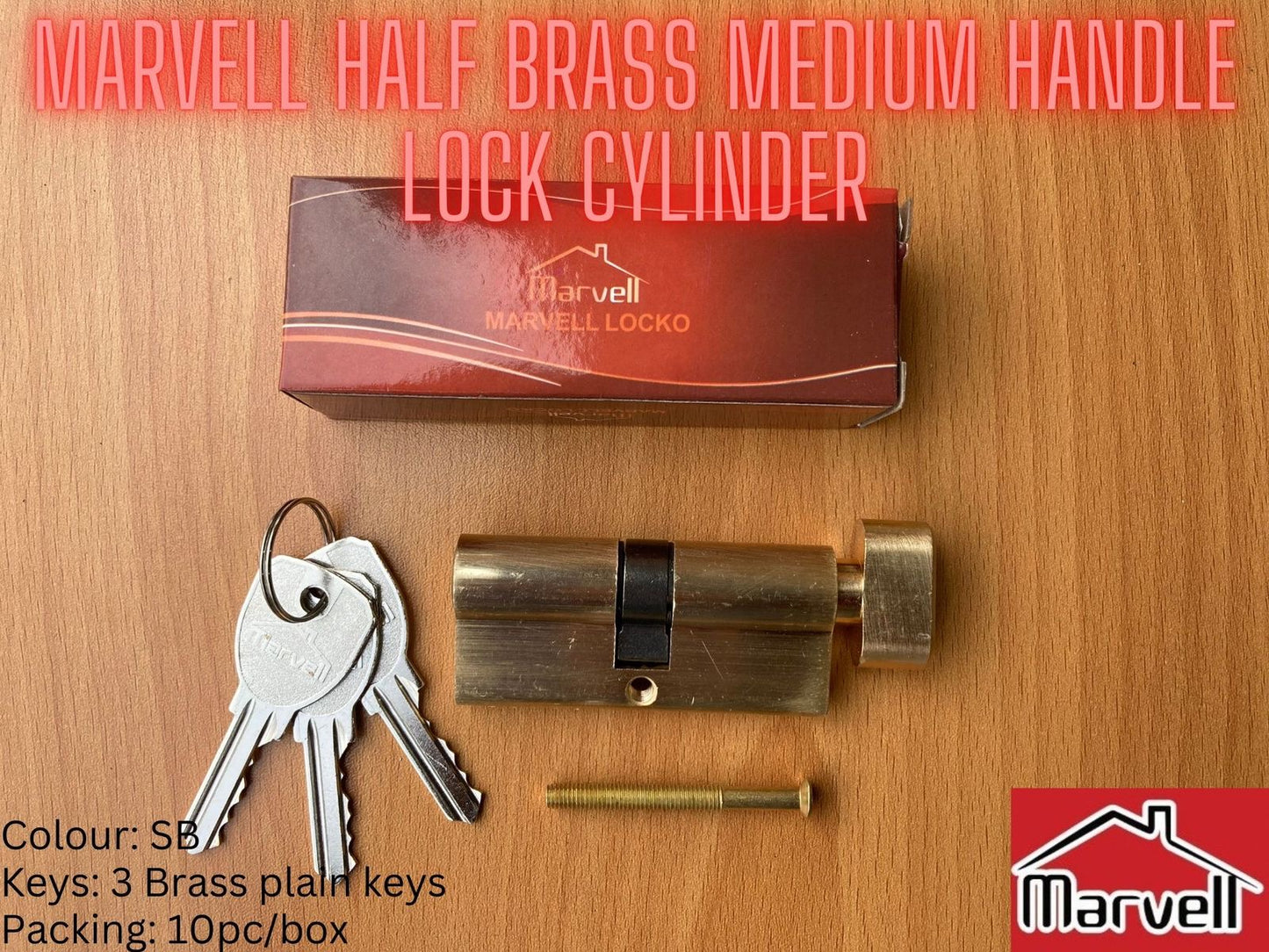 Marvell Half Brass Medium Cylinder