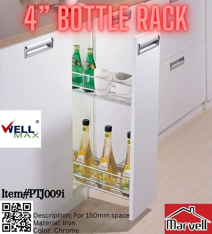 Wellmax 4” Bottle Rack PTJ009i