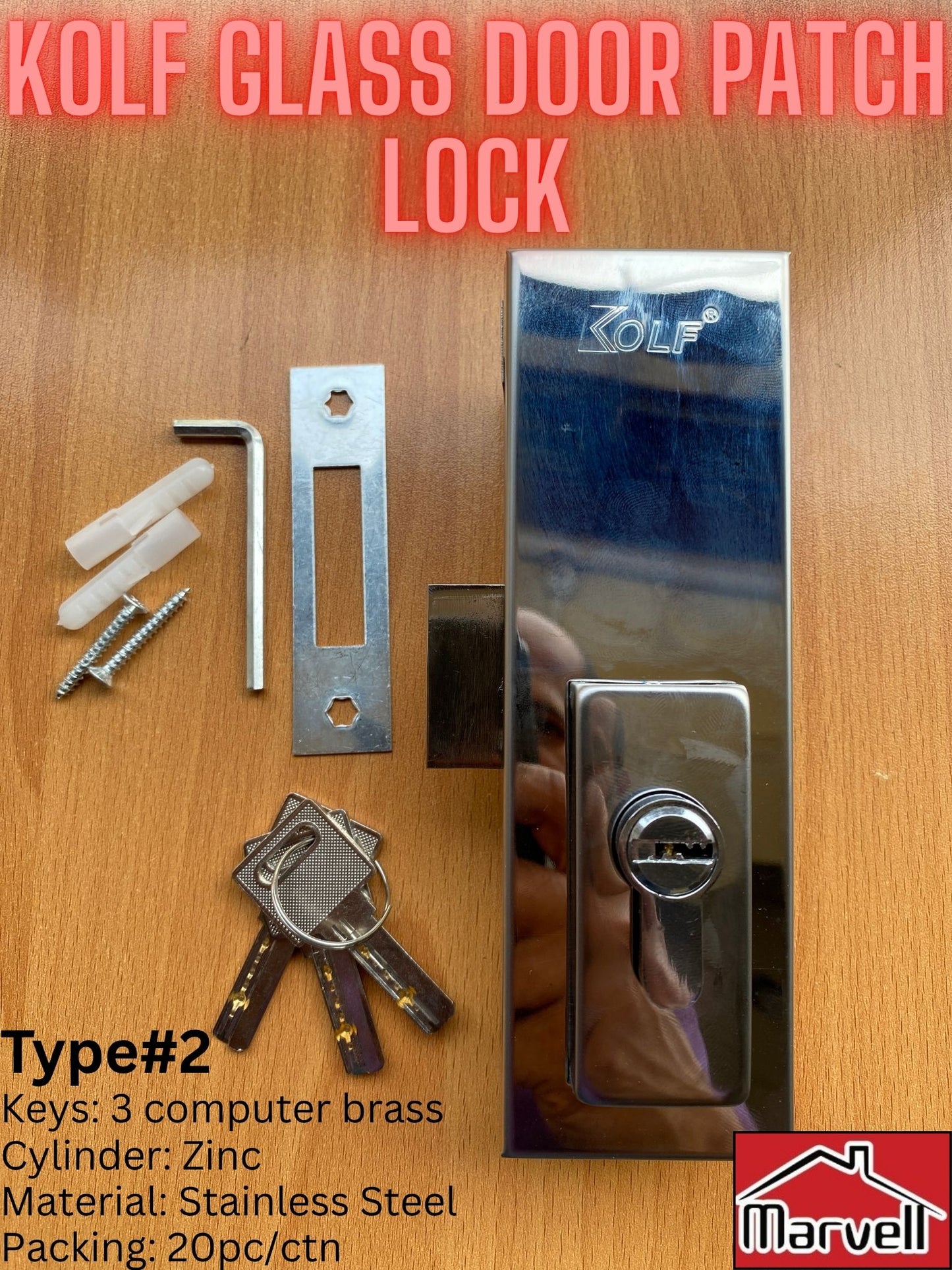 KOLF Patch Fitting Lock Type2