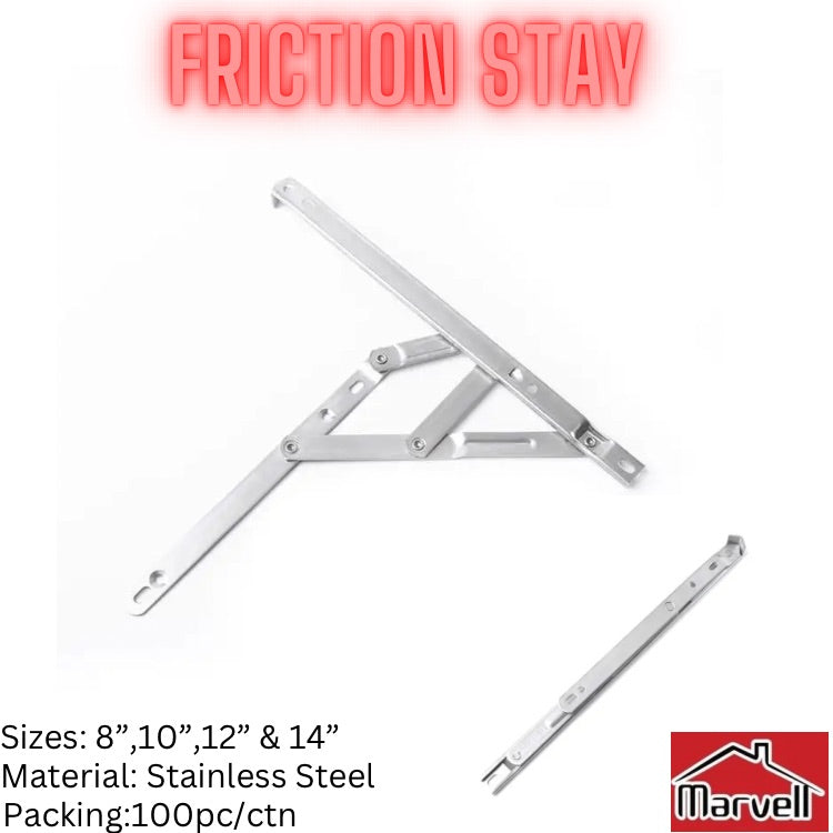 Stainless Steel Friction Stay/4 Bar Stay