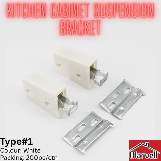 Kitchen Cabinet Suspension Bracket Type#1