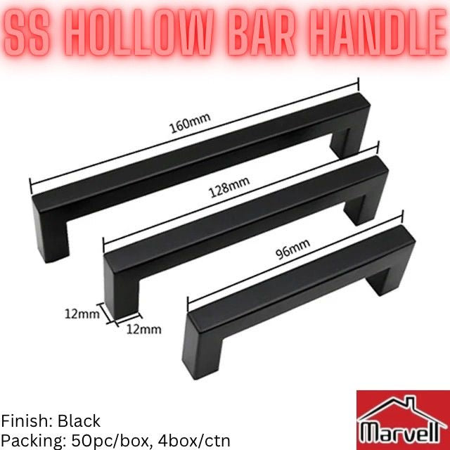 Stainless Steel Hollow Bar Furniture Handle