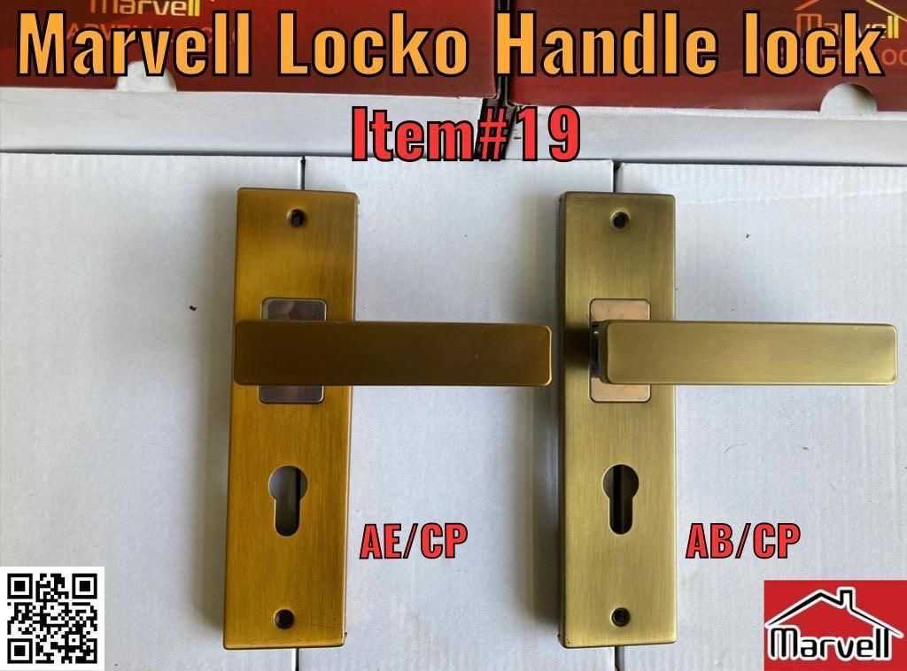 Marvell Locko Iron Plate Medium Body Handle Lock (Only Handle)