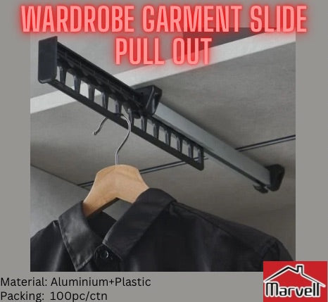 Wardrobe Garment Sliding Pull-out Hanger