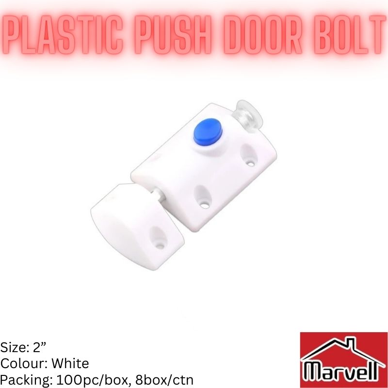 Plastic Push Door Bolt