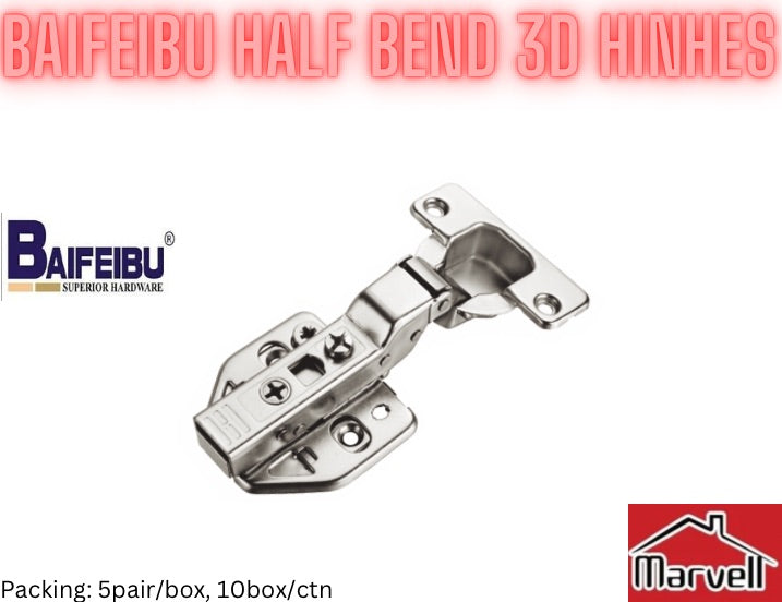 Baifeibu Half Bend Hydraulic Cabinet Hinges