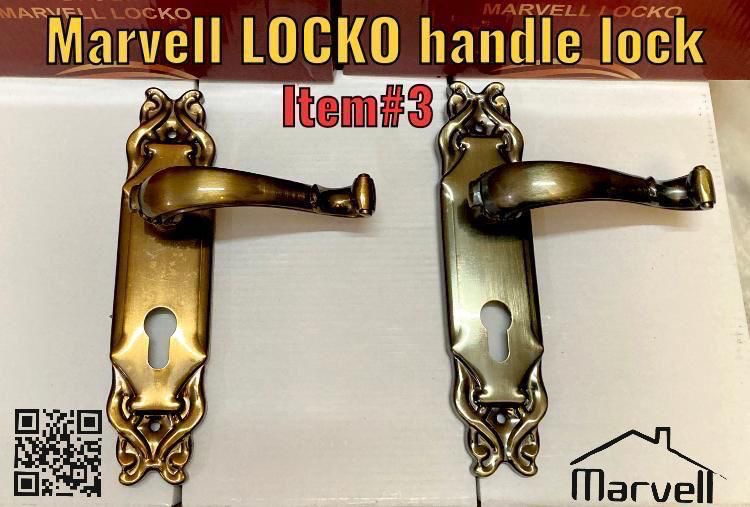 Marvell Locko Iron Plate Medium Body Handle Lock (Only Handle)