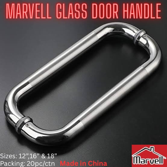 Marvell ‘U’ Shaped Glass Door Handle