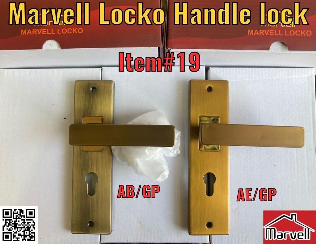 Marvell Locko Iron Plate Medium Body Handle Lock (Only Handle)