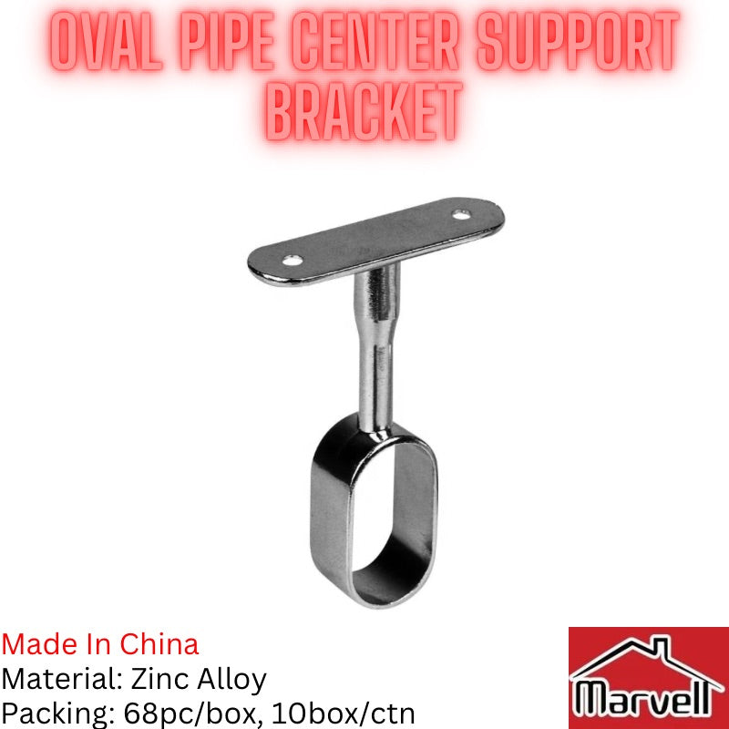 Oval Pipe Center Support Bracket
