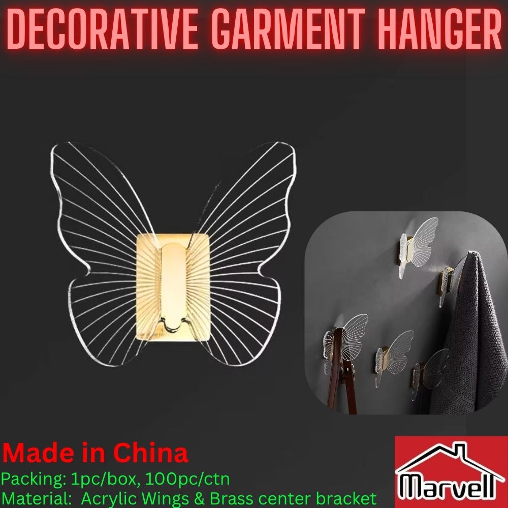 Decorative Butterfly Shaped Garment Hanger