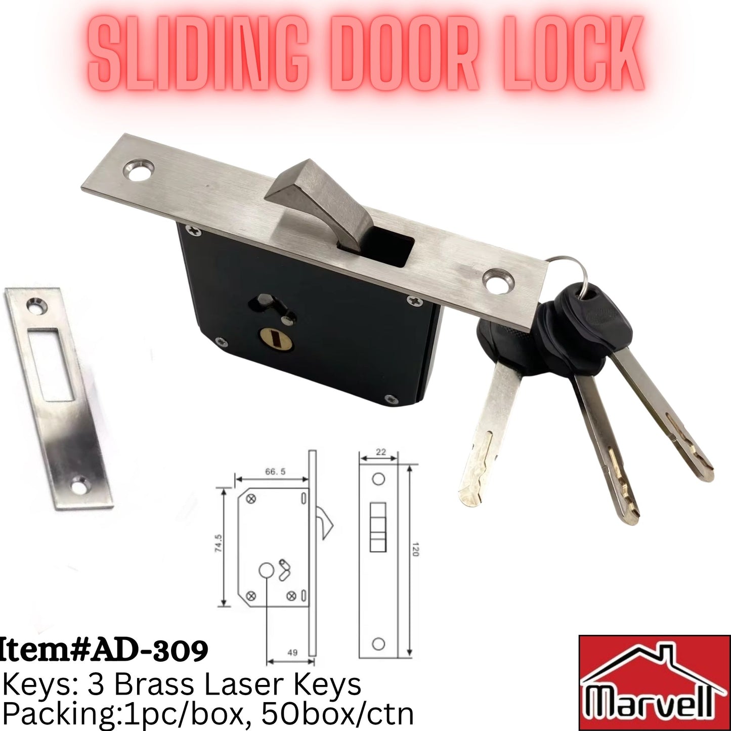 Sliding Door Lock