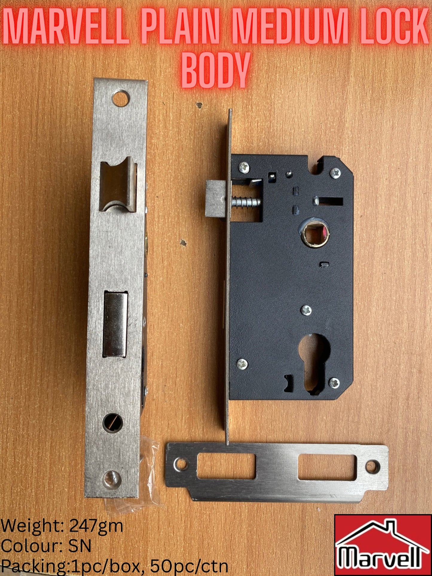 Marvell Plain Medium Lock Body