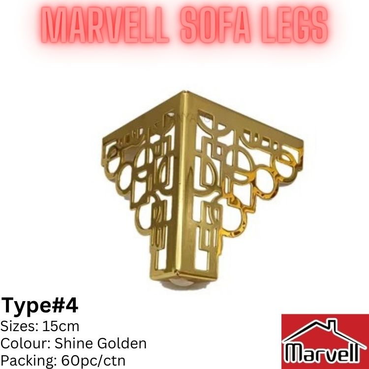 Marvell Sofa Leg Type#3,4,5 (Jali Type)