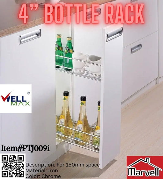 Wellmax 4” Bottle Rack PTJ009i