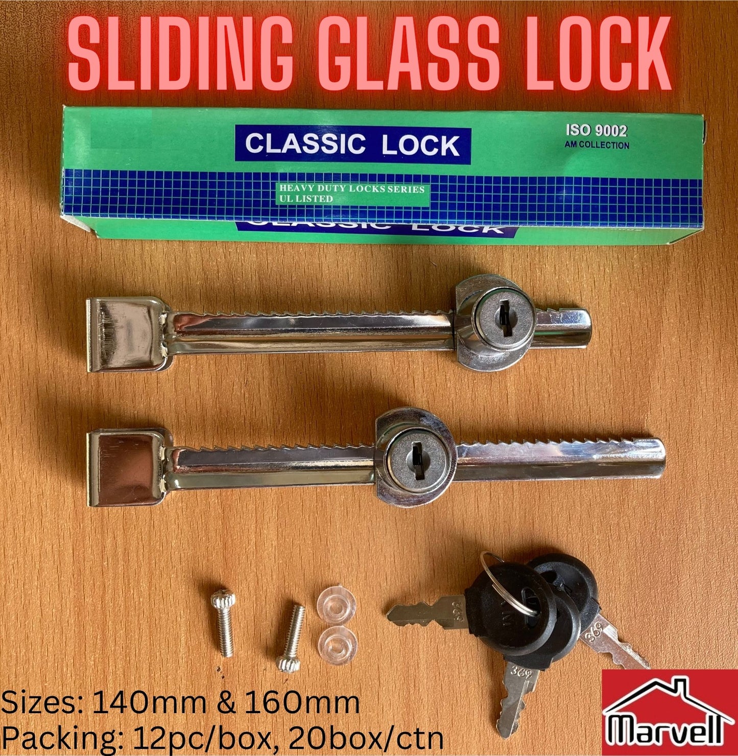 Sliding Cabinet Glass Lock