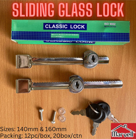 Sliding Cabinet Glass Lock