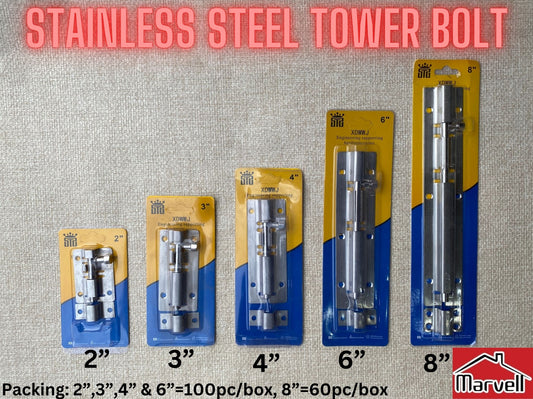 Stainless Steel Tower Bolts
