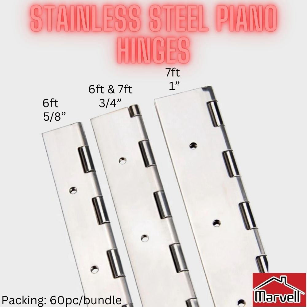 Marvell Stainless Steel Piano Hinges