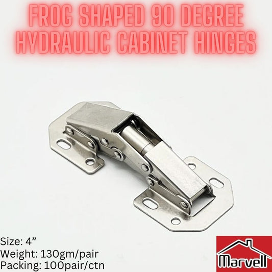 Frog Shaped 90 Degrees Hydraulic Cabinet Hinge