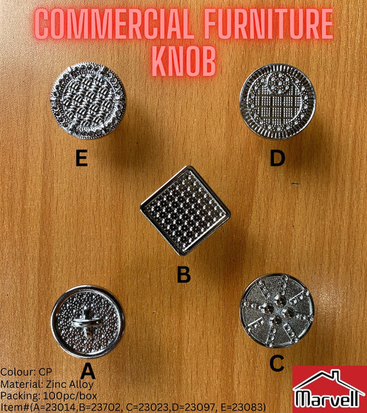 Marvell Commercial Aluminium Alloy Furniture Knobs