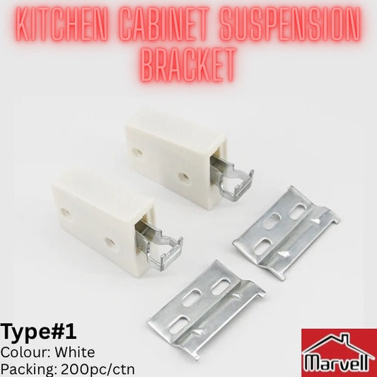 Kitchen Cabinet Suspension Bracket Type#1