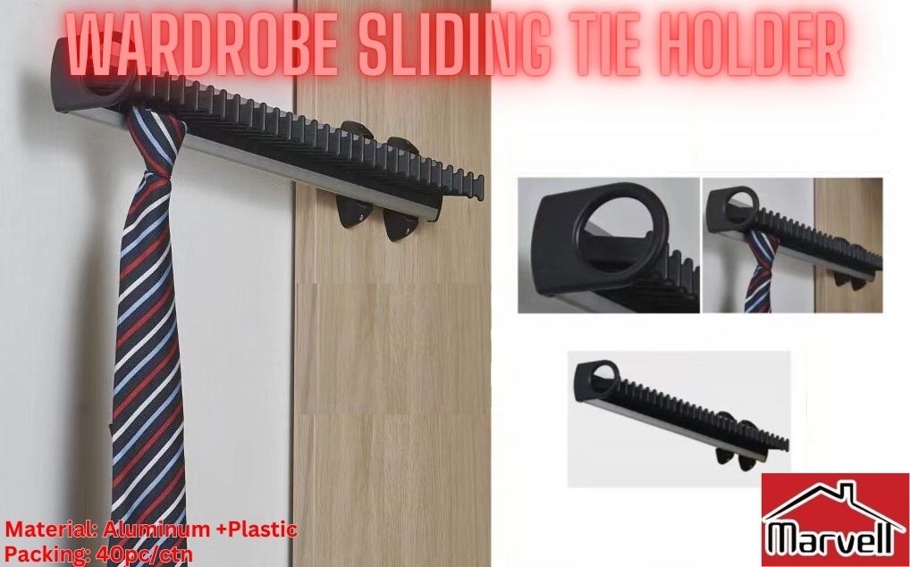 Wardrobe Sliding Tie Holder