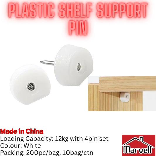 Plastic Shelf Support Pin