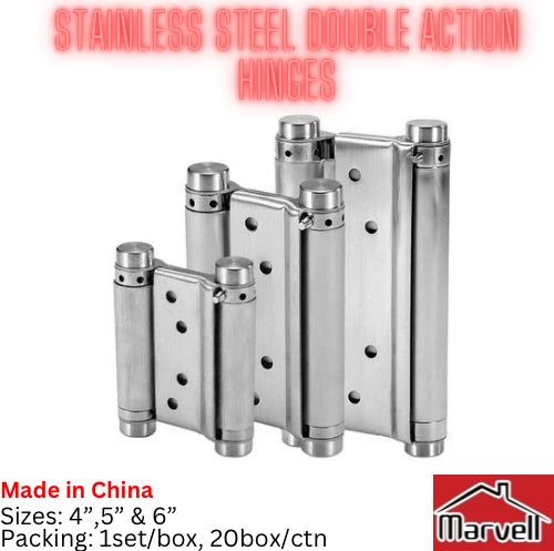 Marvell Stainless Steel Double Action Door Hinge