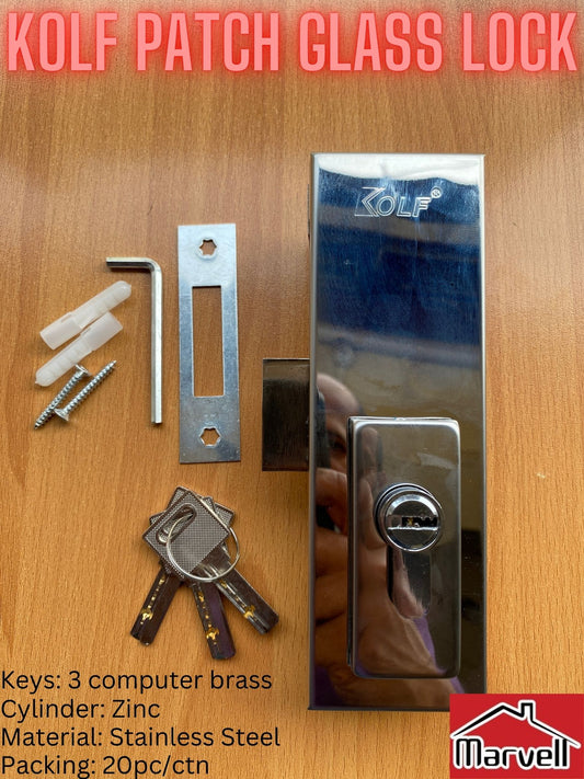 KOLF Patch Fitting Lock Bolt Type