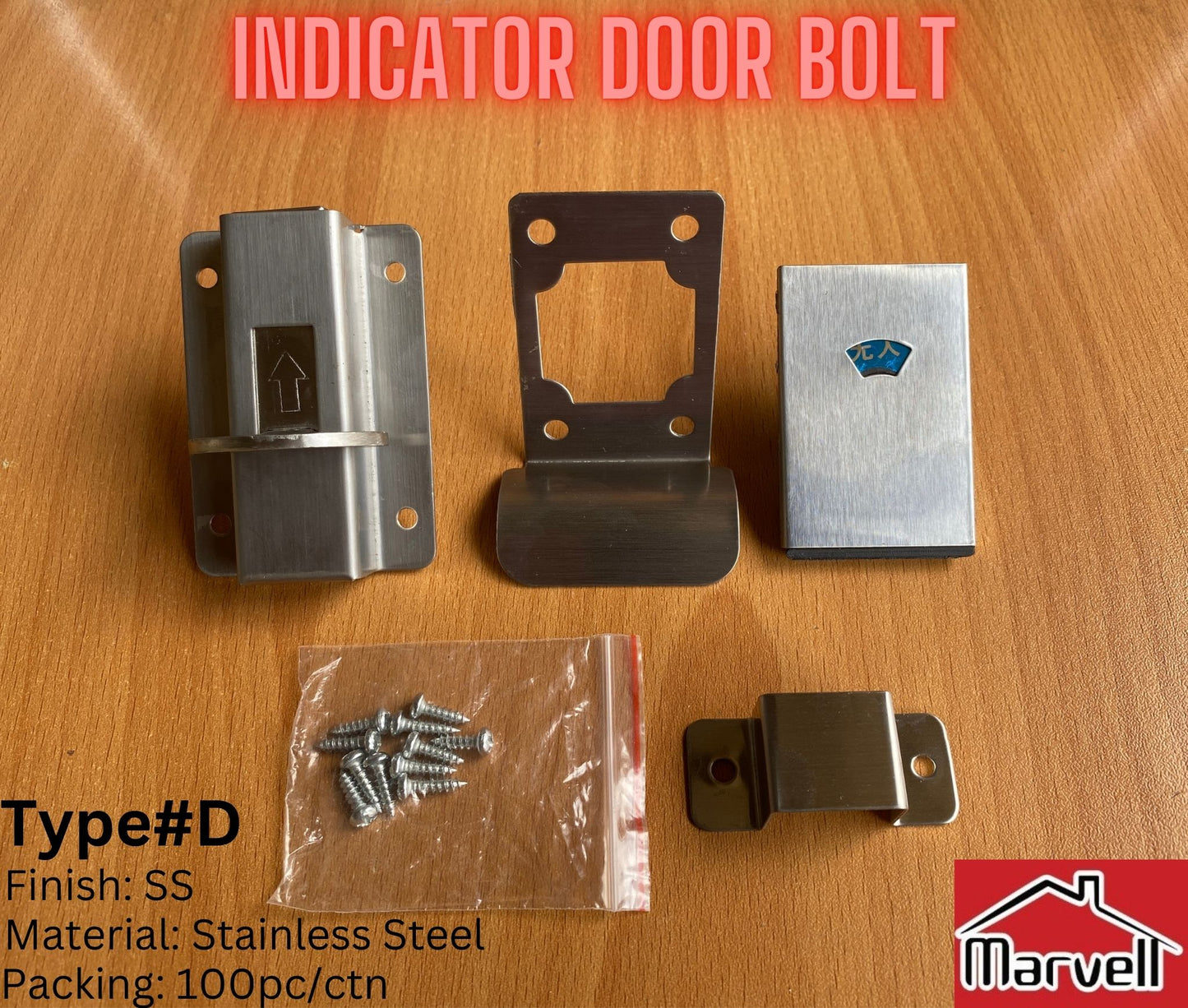 Indicator Door Bolt Type#D