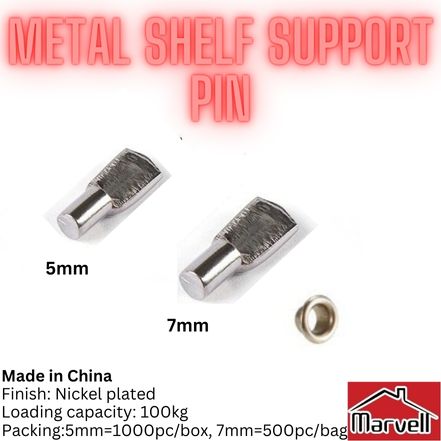Metal Shelf Support Pin