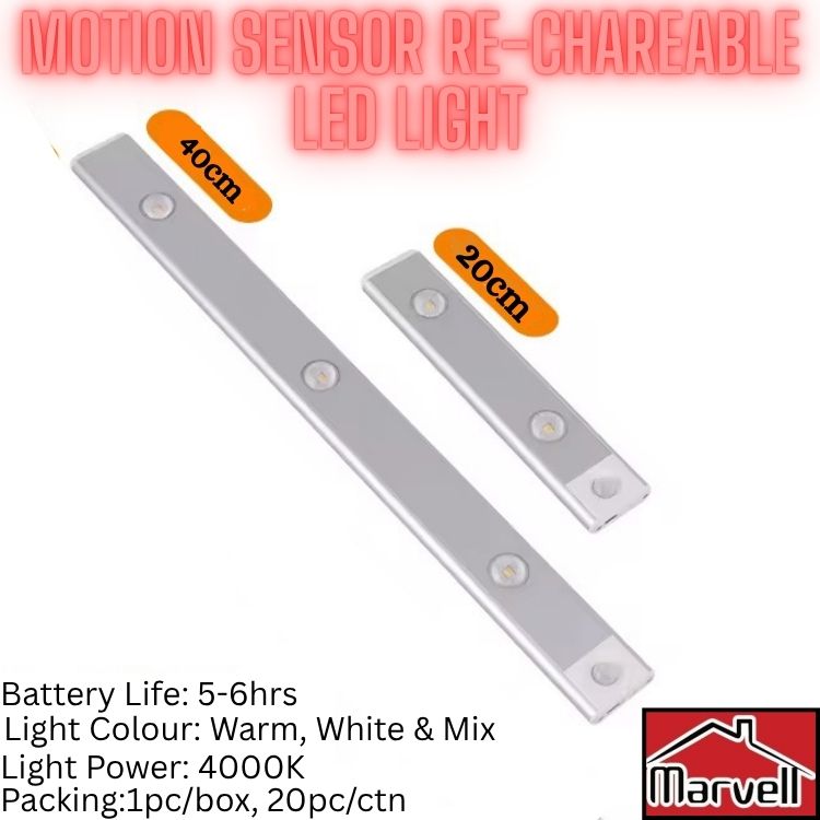 Motion Sensor Re-Chargeable LED Light