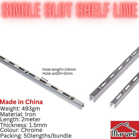 Single Slot Shelf Line