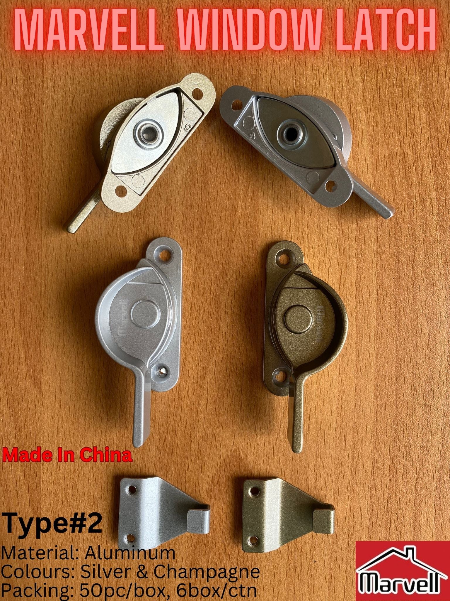 Marvell Aluminium Window Latch Type#2 – Marvell Hardware