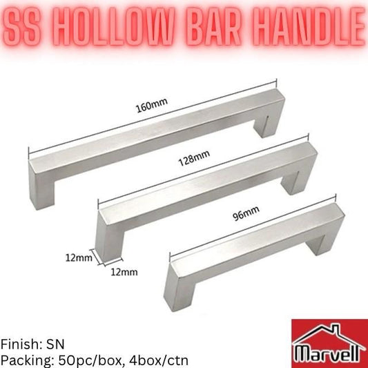 Stainless Steel Hollow Bar Furniture Handle