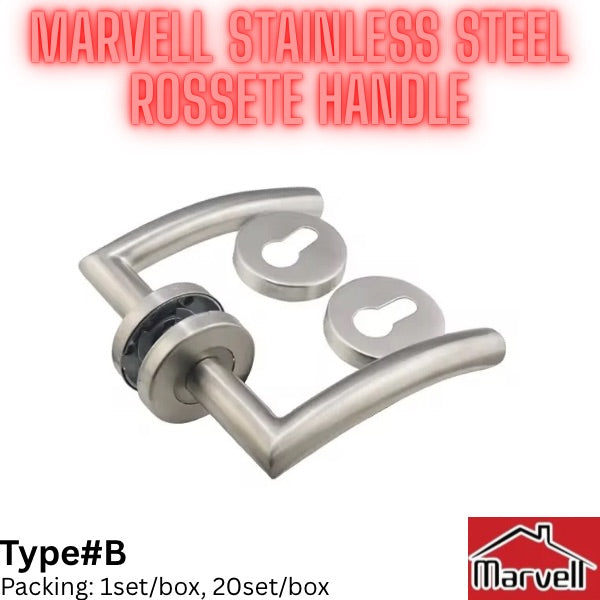 Marvell Stainless Steel Rossete Handle