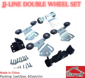 JJ-Line Single & Double Sliding Wardrobe Wheel