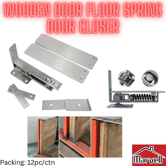 Marvell Wooden Door Floor Spring Door Closer (Spartan)