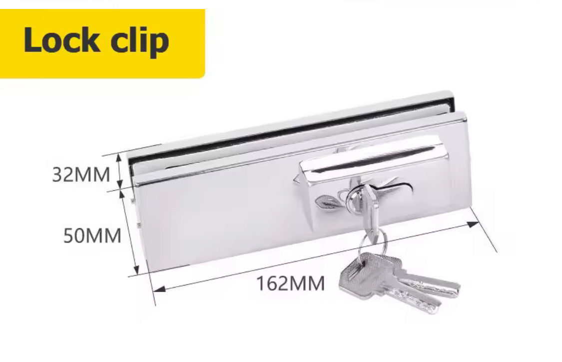 Marvell Stainless Steel Glass Door Patch Fittings – Lock, 10, 20, 30 & 40 Series – Polished Finish