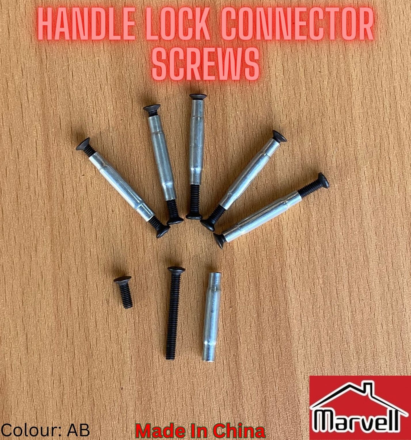 Handle Lock Connector Screws (Male-Female Screws)