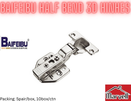 Baifeibu Half Bend Hydraulic Cabinet Hinges