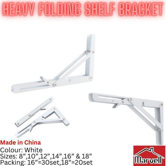 Marvell Heavy Iron Folding Shelf Bracket