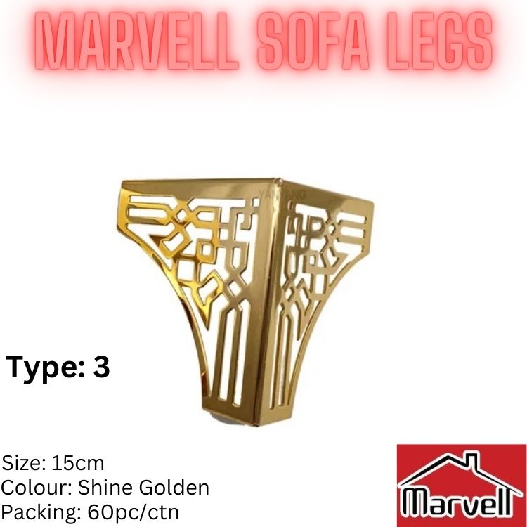 Marvell Sofa Leg Type#3,4,5 (Jali Type)