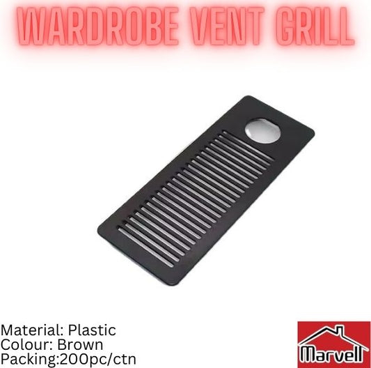 PVC Wardrobe Vent Grill