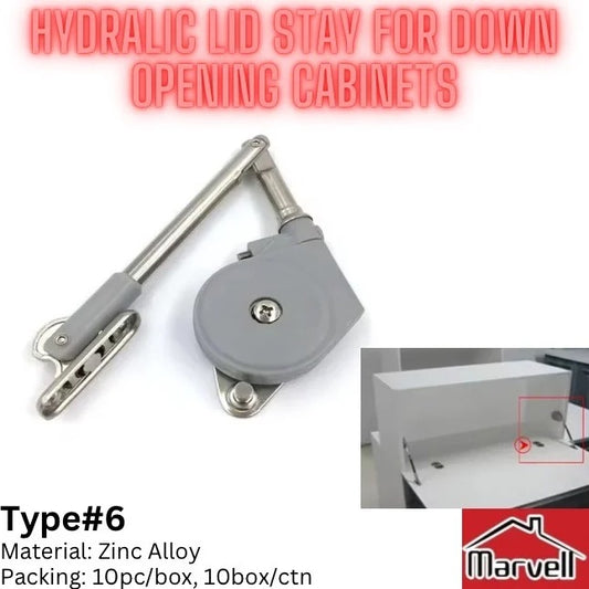 Hydraulic Lid Stay For Down Opening Cabinets Type#6