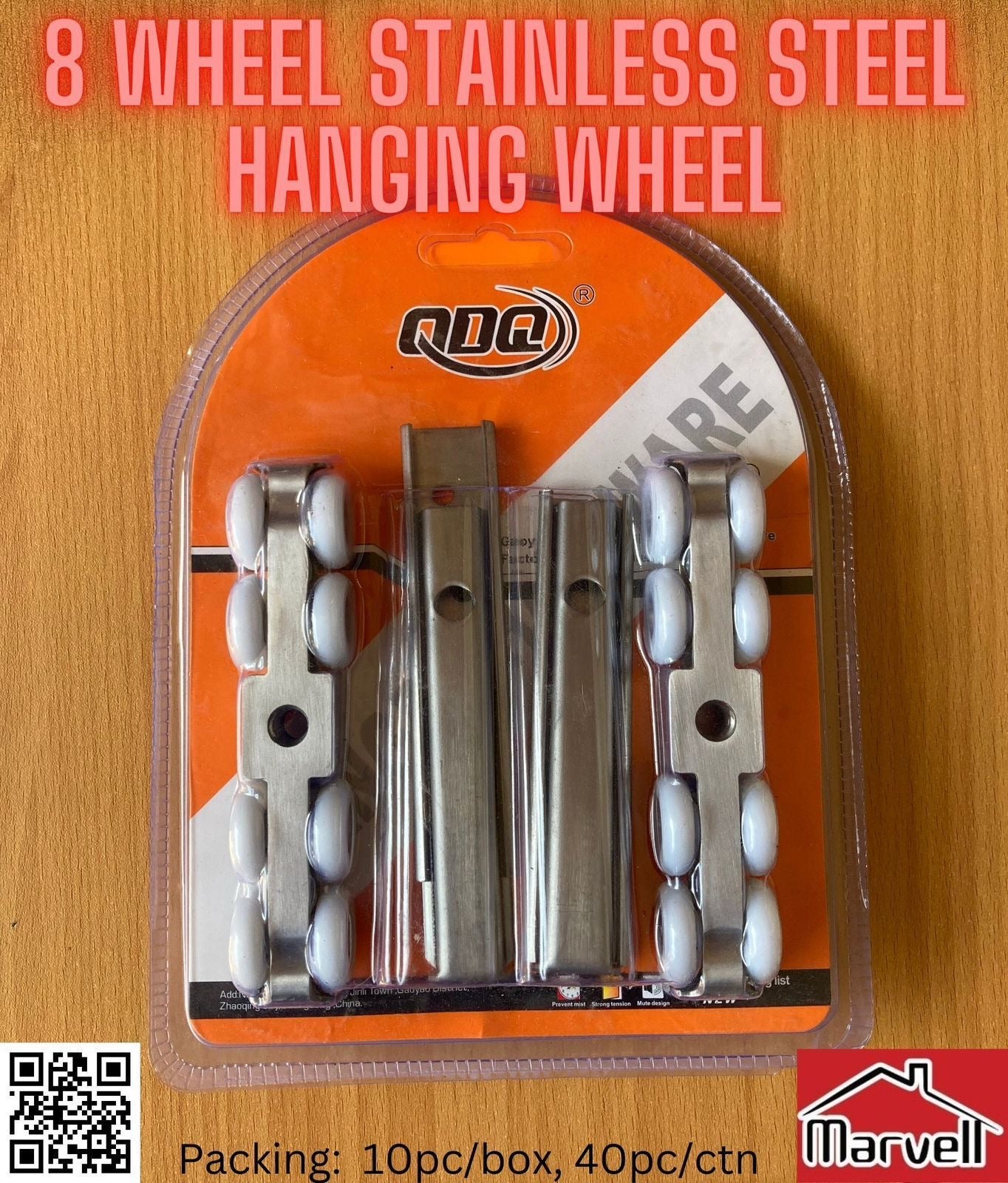 JYM (QDQ) Stainless Steel Hanging Wheel (4 wheel & 8 wheel)