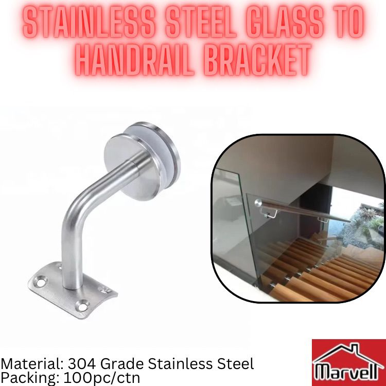 Stainless Steel Glass To Handrail Bracket