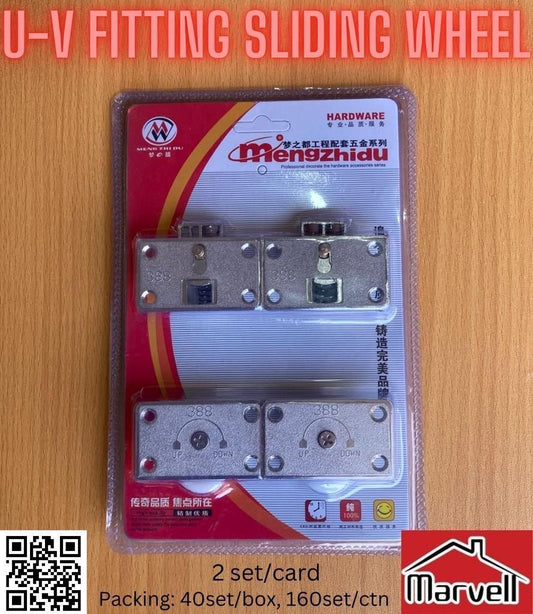 U-V Line Zinc Alloy Sliding Wheel