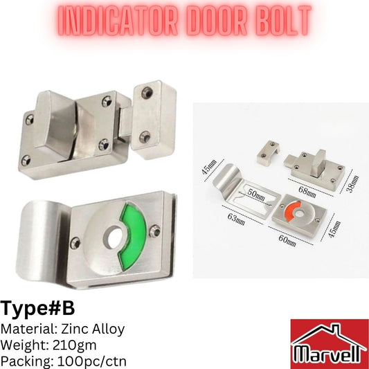 Indicator Door Bolt Type#B